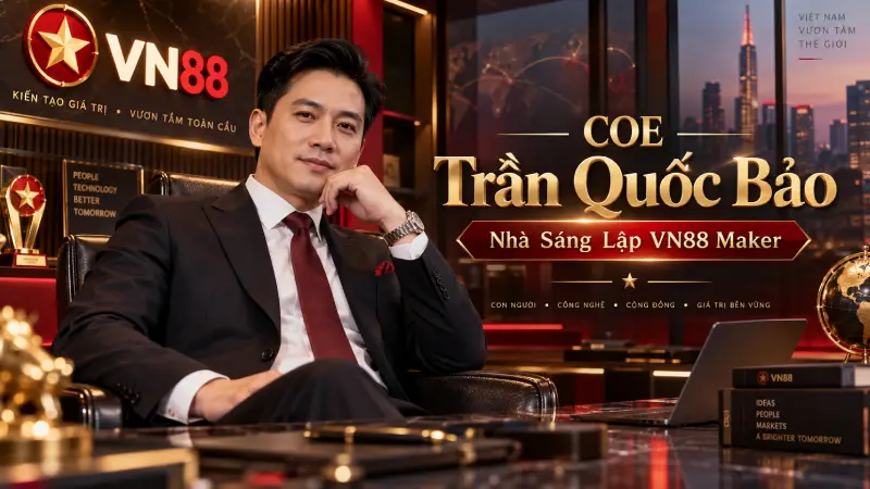 COE Trần Quốc Bảo - Nhà Sáng Lập VN88 Maker