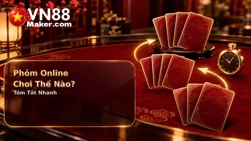 Phỏm Online VN88 - Luật Chơi, Tính Điểm Và Mẹo Người Mới Phỏm online chơi thế nào chia bài, rút hoặc ăn, rồi hạ phỏm và ù