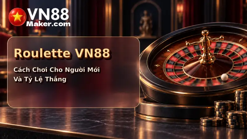 Roulette VN88 cho người mới bàn cược, các cửa đỏ đen và tỷ lệ trả của từng cửa