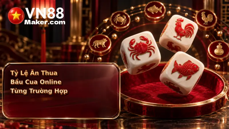 Bầu Cua Online VN88 - Cách Chơi, Luật Chơi Và Tỷ Lệ Ăn Thua Tỷ lệ ăn thua bầu cua online trúng 1 mặt, 2 mặt, 3 mặt và cửa không về