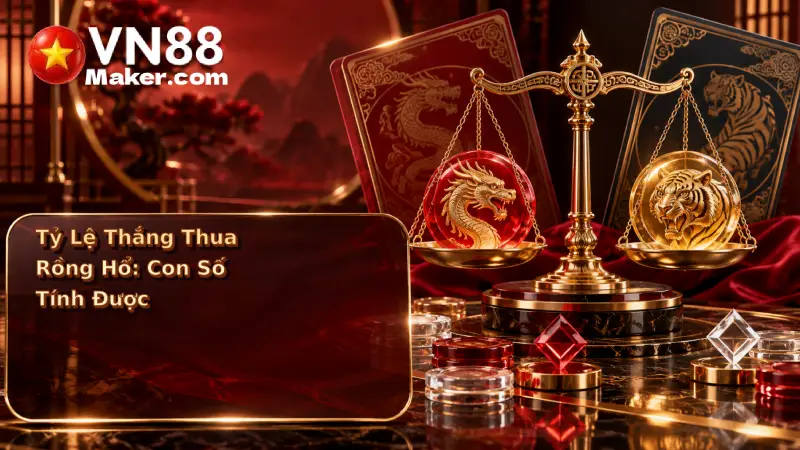 Tỷ lệ thắng cửa rồng và hổ khoảng 46,3%, cửa hòa khoảng 7,4%